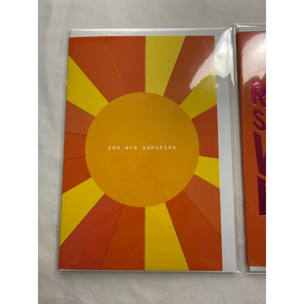 Infinite She Greeting Card Set 3pk You Are Sunshine Radiant Sleigh All Day New